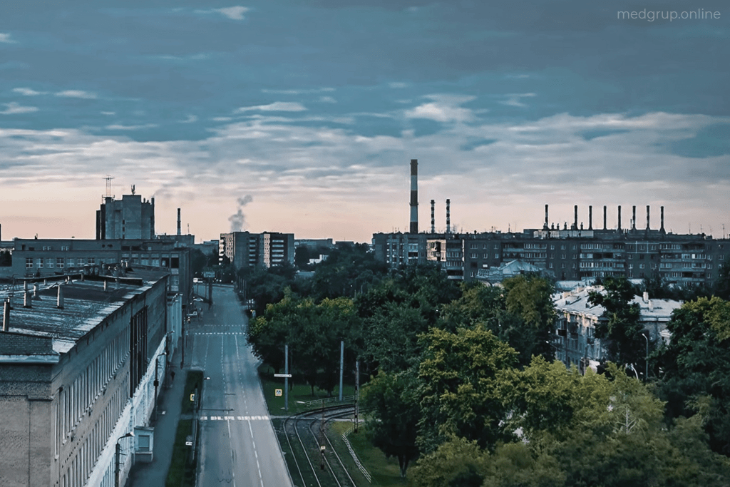 Архитектура города Челябинска, в котором оказывается услуга лечения алкоголизма